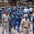 Security measures have been beefed up along the Chandigarh-Mohali border.