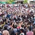 Student protests demanding postponement of Group 2 exams
