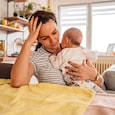 The onset of postpartum depression typically occurs within six weeks post-childbirth, but symptoms can develop during pregnancy or up to a year after birth. (Photo courtesy: Getty)